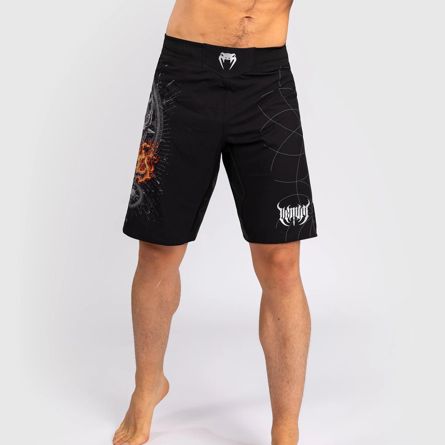 Venum Gladiator 5.0 Black/Silver Mma Hlačke