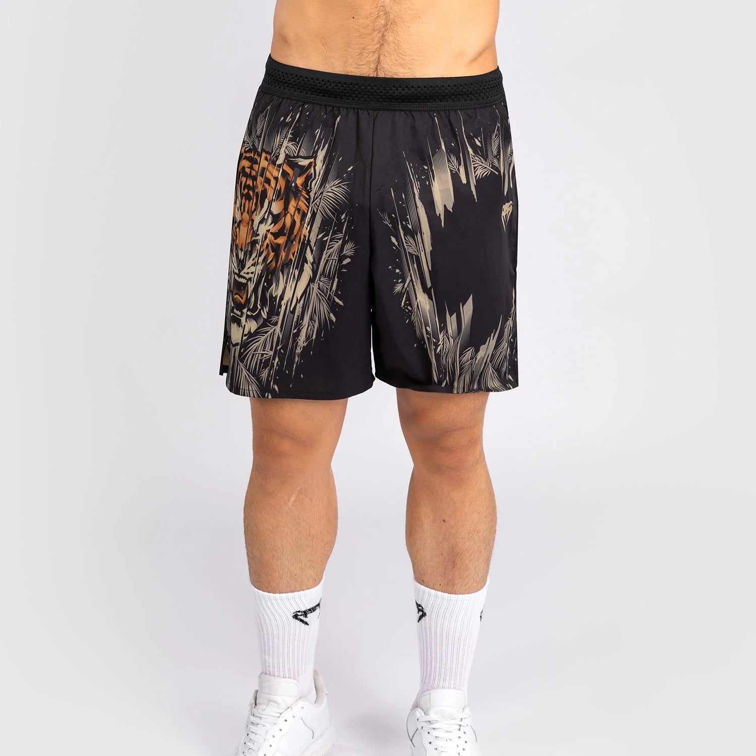 Venum Tiger Black/Neon Orange Hlačke Za Trening