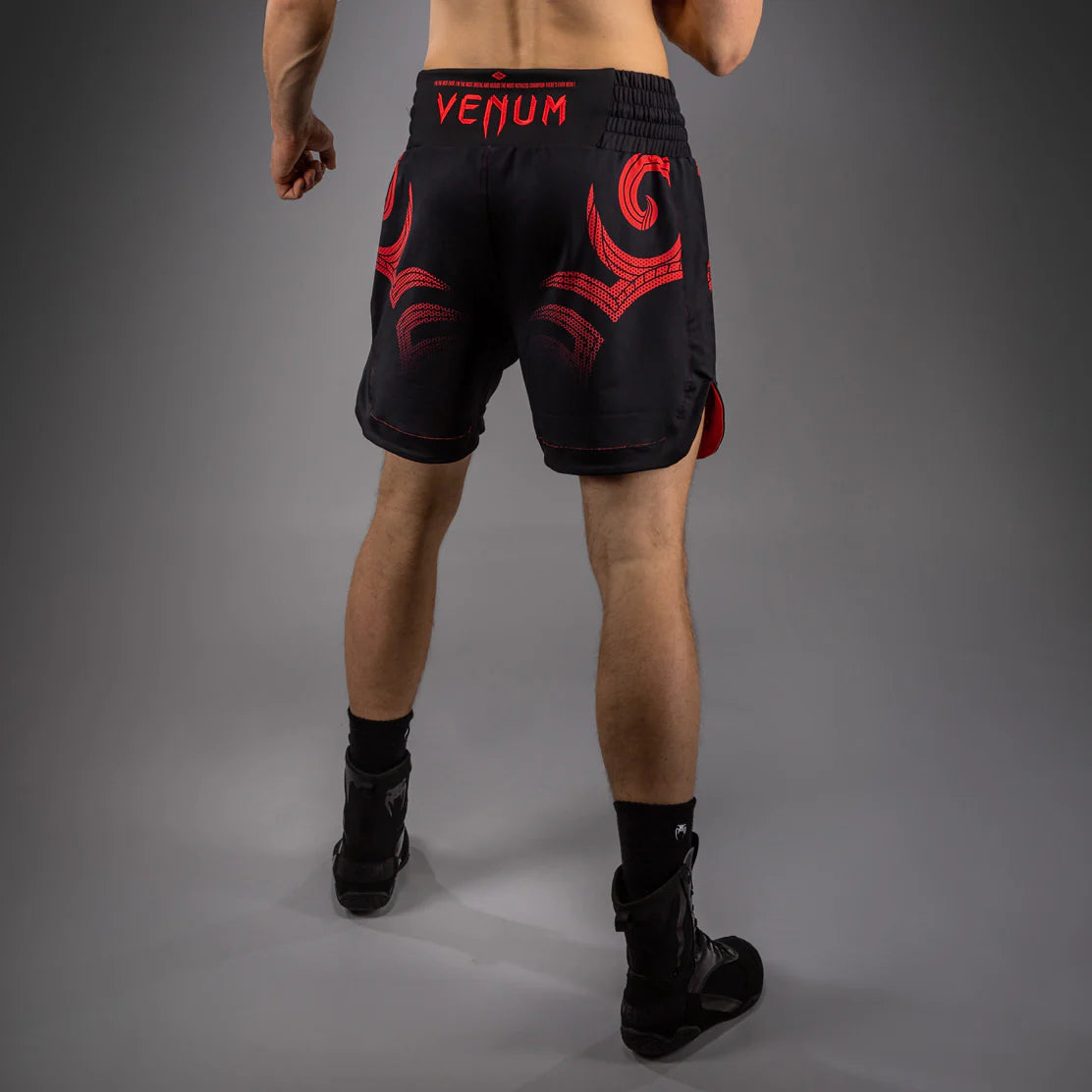 Venum x Mike Tyson Tiger Deep Black/Intense Red Hlačke Za Boks