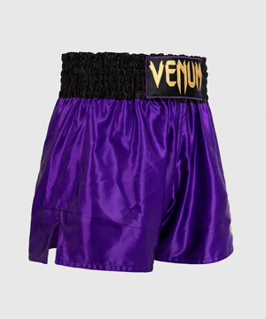 Venum Muay Thai Classic Dark Purple hlačke za tajski boks