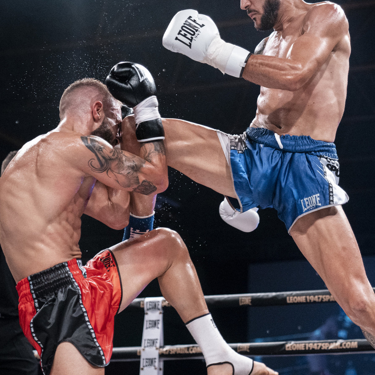 Leone 1947 Training Thai AB760 Red hlačke za tajski boks