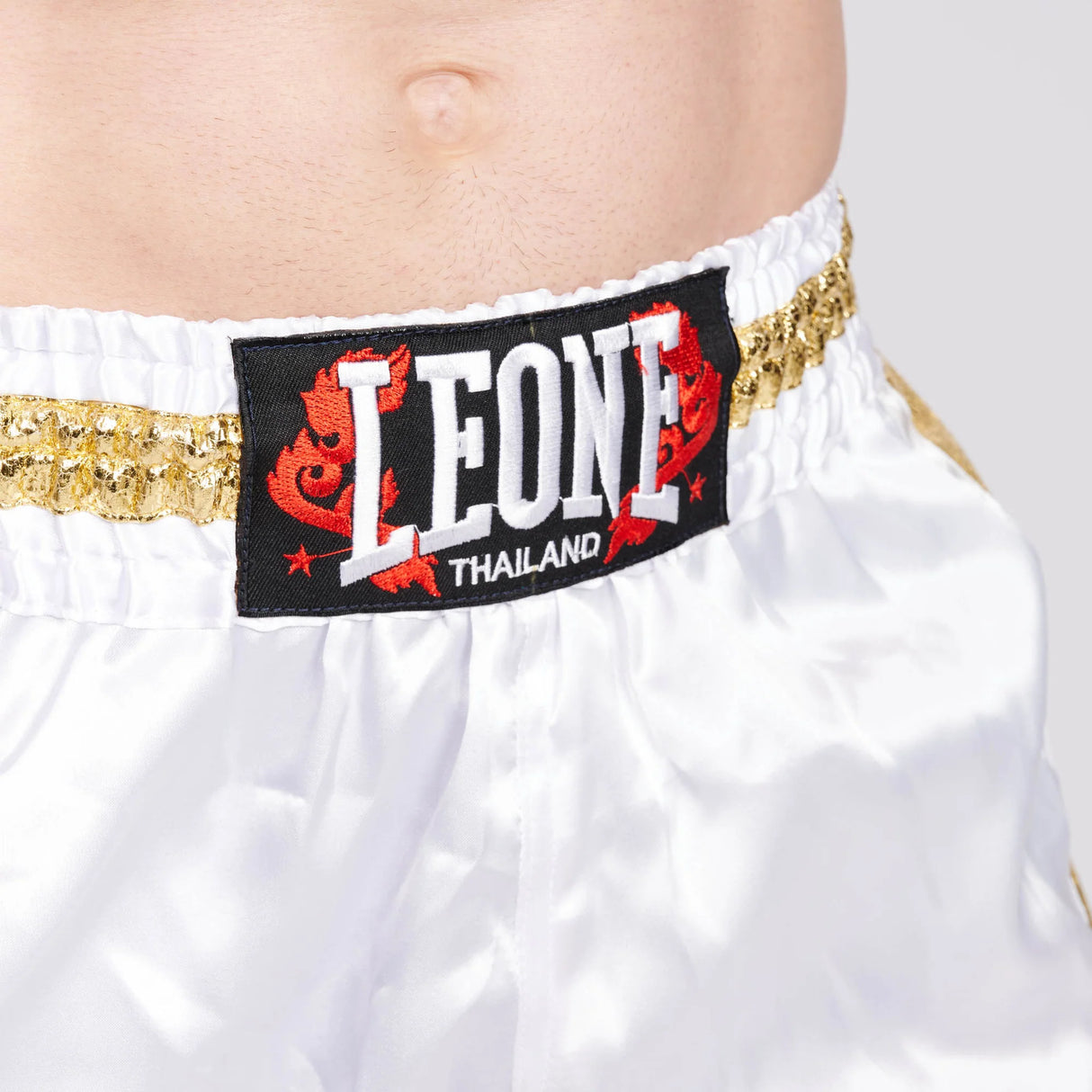 Leone 1947 Thai Khao Lak AB876 White hlačke za tajski boks