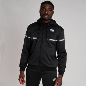 Leone 1947 ABX220 Tape 47 Black Hooded Sweatshirt