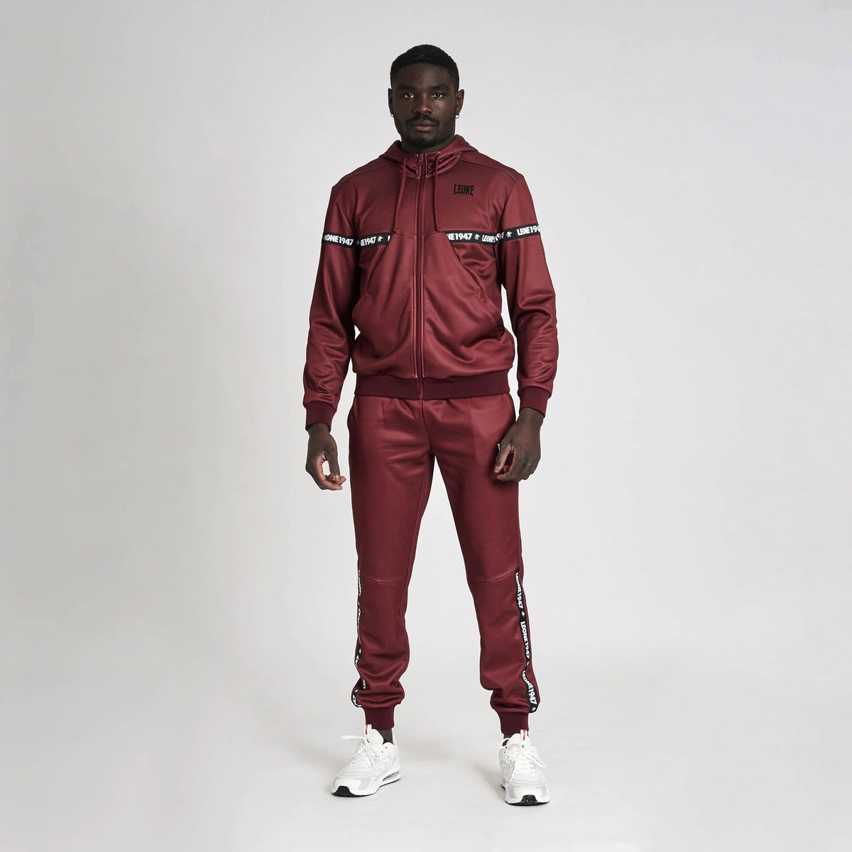Leone 1947 ABX220 Tape 47 Brick Red Hoodie