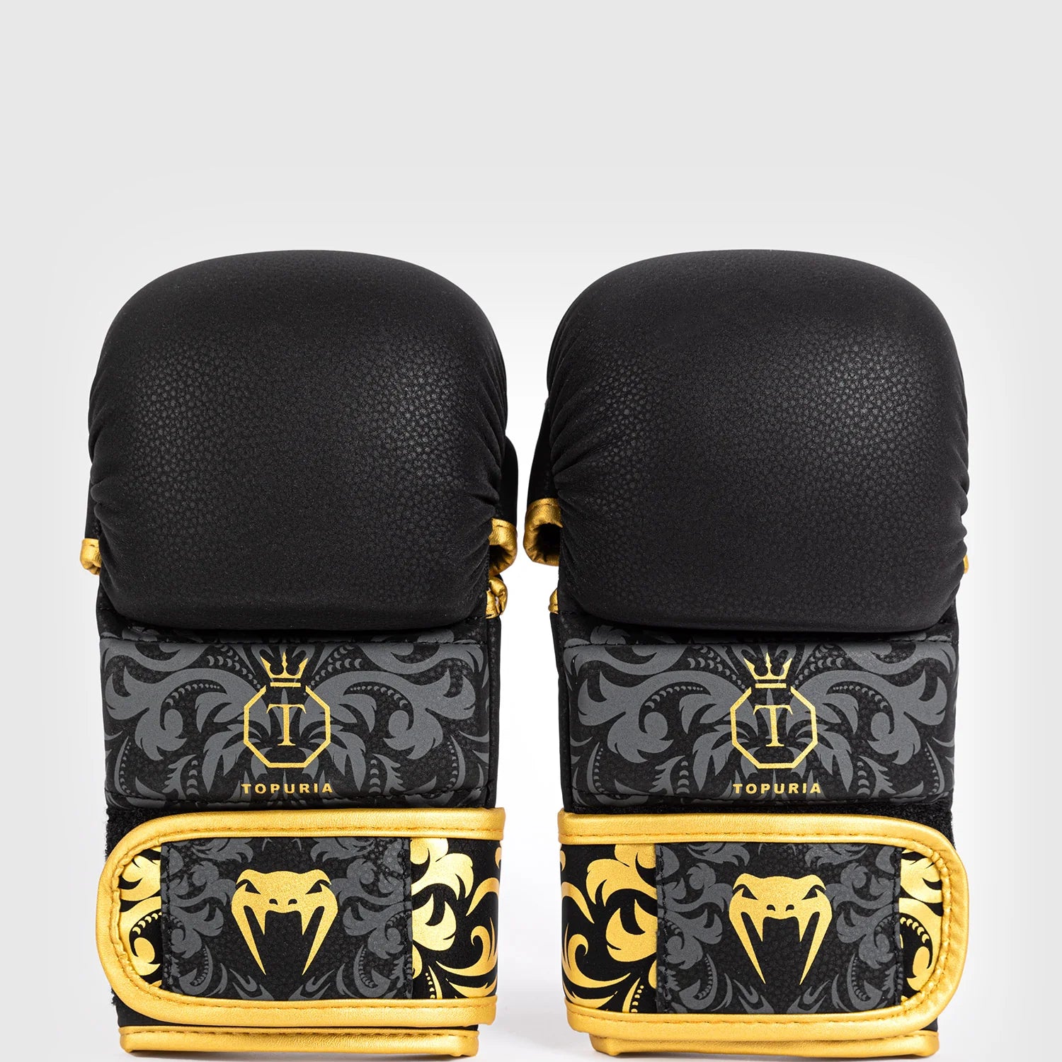 Venum x Ilia Topuria Black/Gold Rokavice MMA Za Sparing
