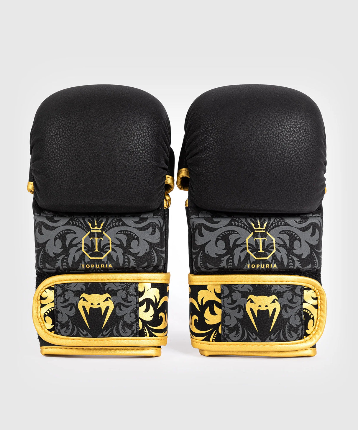 Venum x Ilia Topuria Black/Gold Rokavice MMA Za Sparing