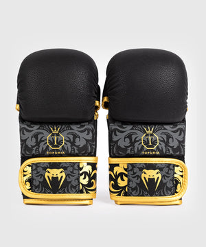 Venum x Ilia Topuria Black/Gold Rokavice MMA Za Sparing