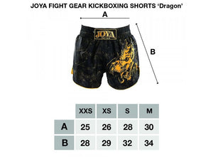 otroške Joya Dragon Gold Hlačke Za Tajski Boks