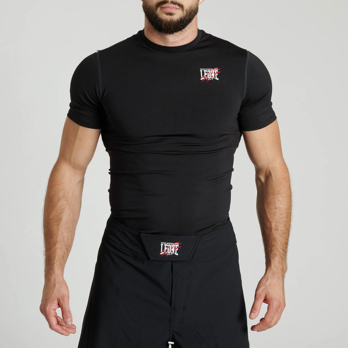 Leone 1947 AB917 Primal Instinct Black Rashguard kratki rokavi