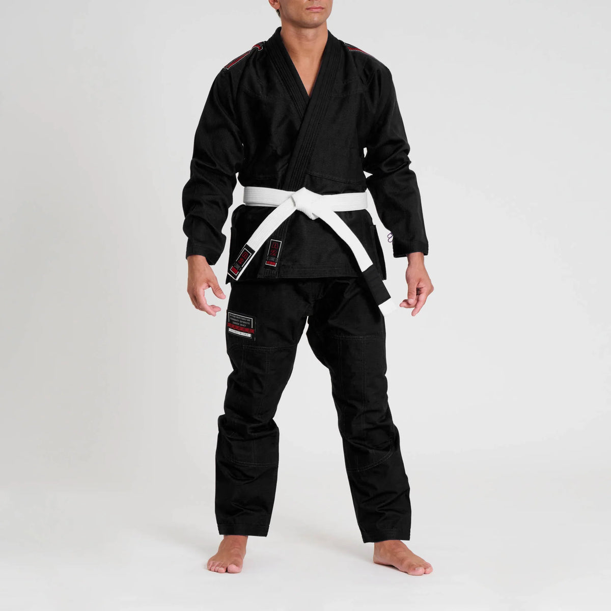 Leone 1947 AB403 Brazilian Jiu-jitsu Black kimono