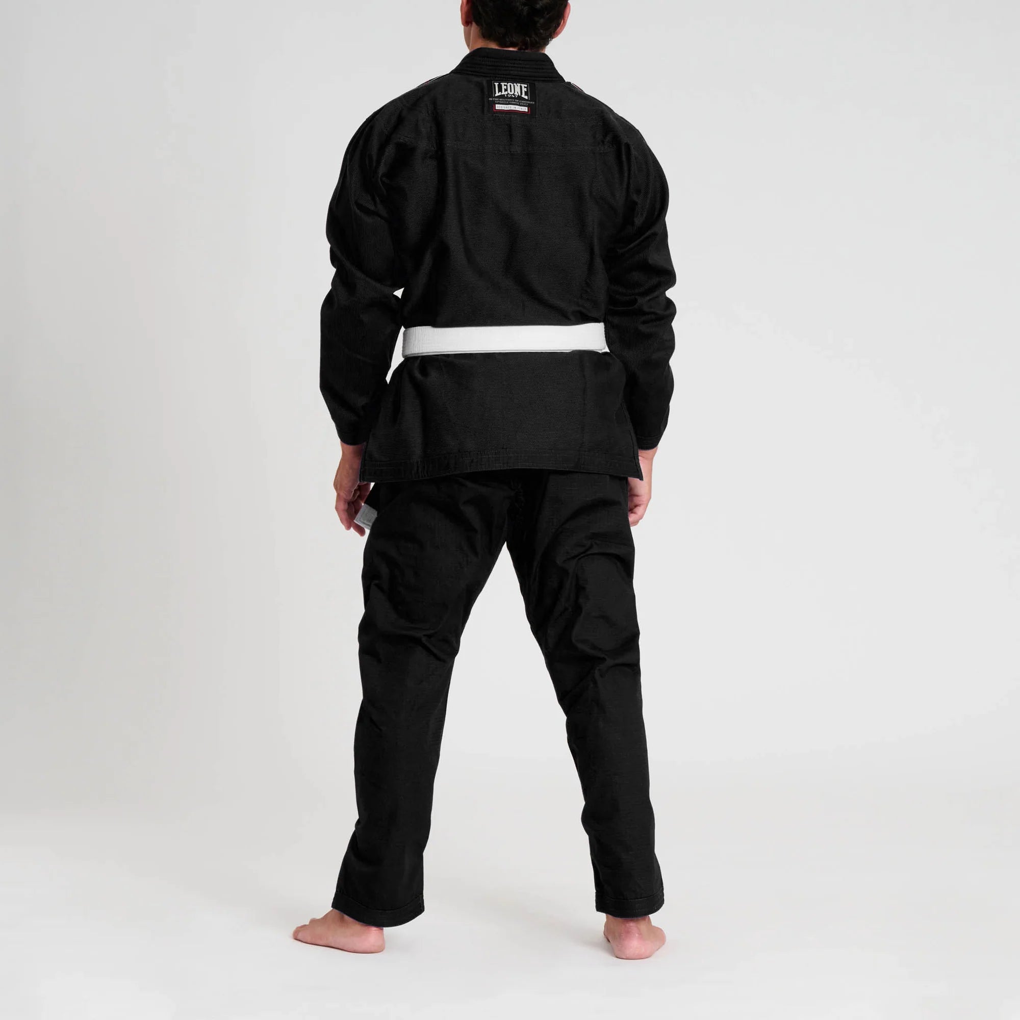 Leone 1947 AB403 Brazilian Jiu-jitsu Black kimono