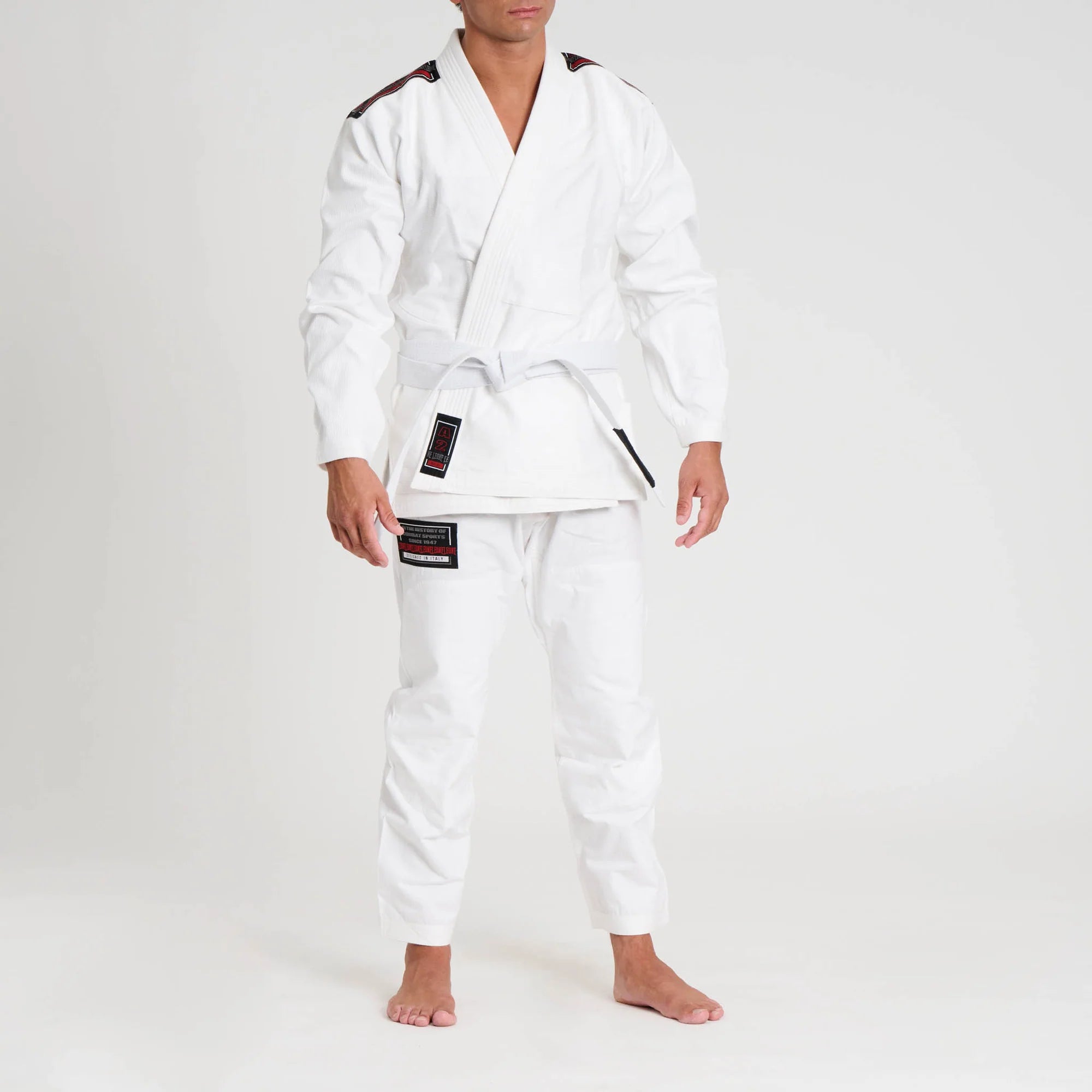 Leone 1947 AB403 Brazilian Jiu-jitsu White kimono