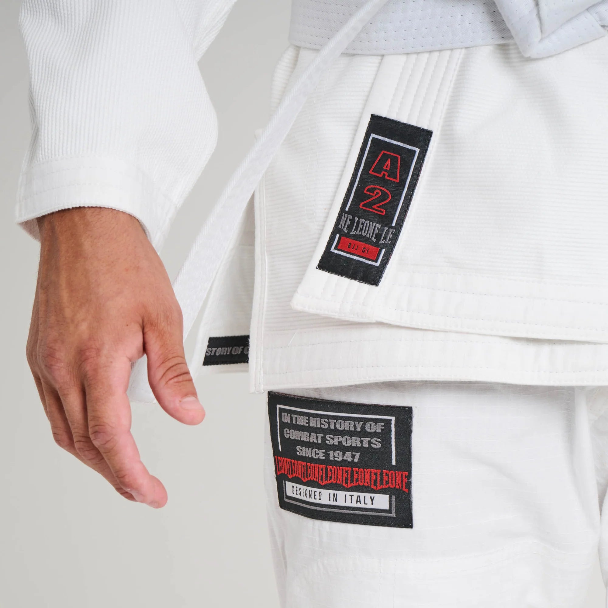 Leone 1947 AB403 Brazilian Jiu-jitsu White kimono