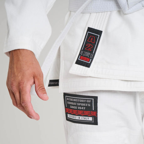 Leone 1947 AB403 Brazilian Jiu-jitsu White kimono