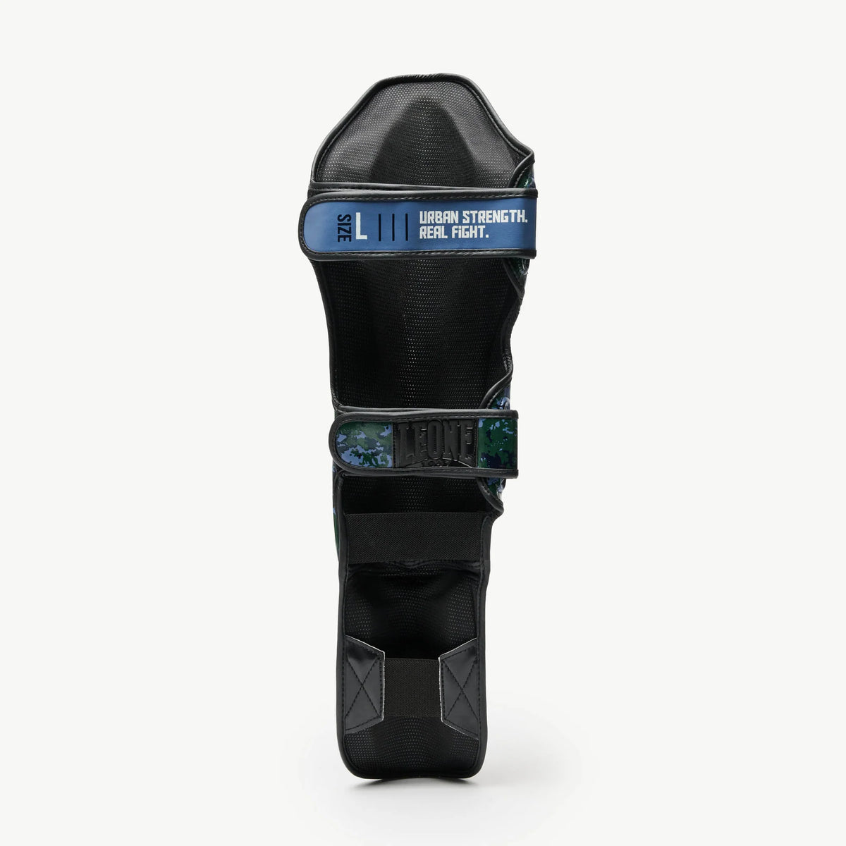Leone 1947 PT118 Urban Fighter Blue/Green Camo Shinguards