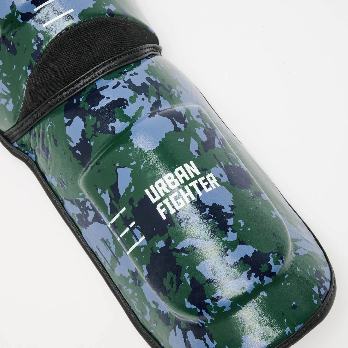 Leone 1947 PT118 Urban Fighter Blue/Green Camo Shinguards
