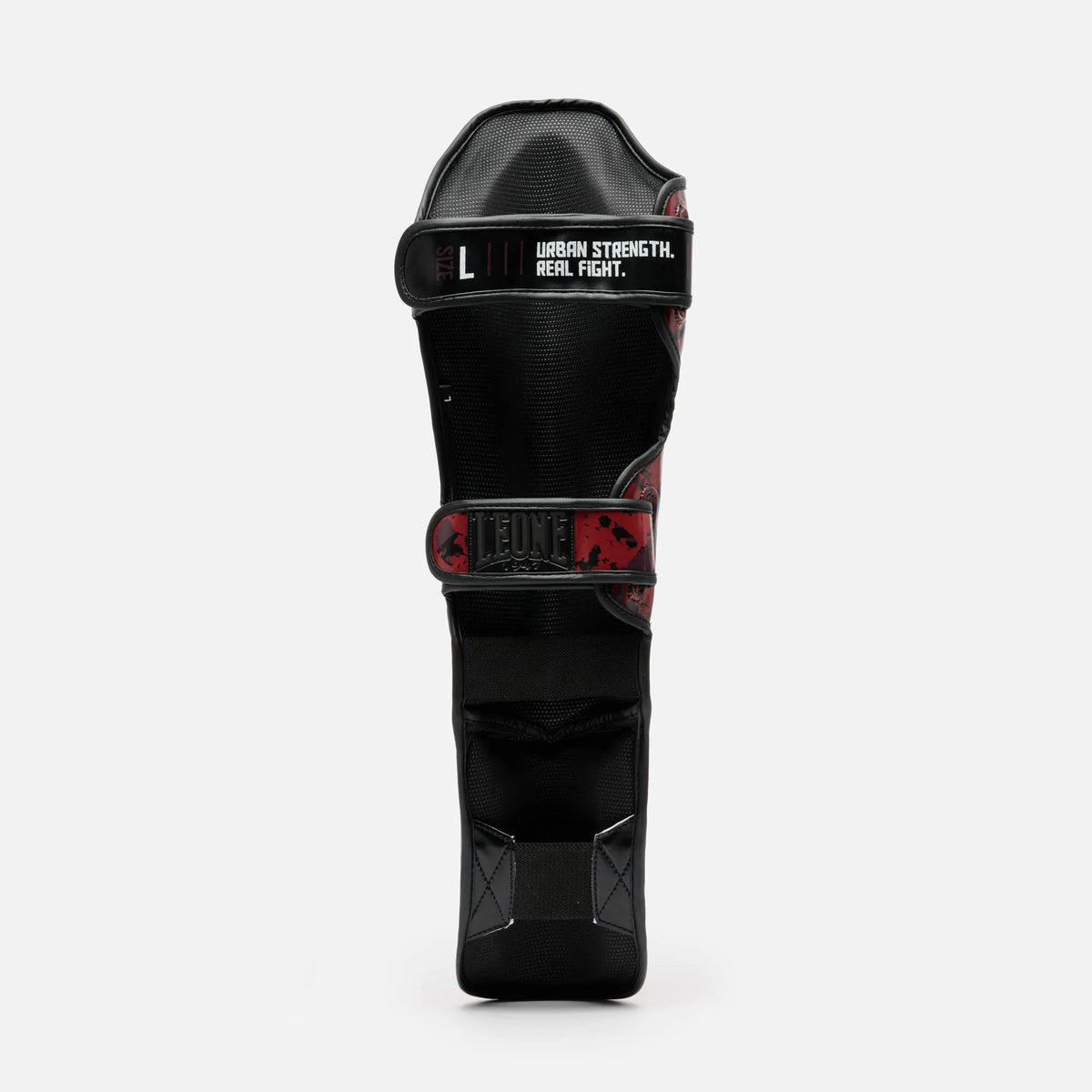 Leone 1947 PT118 Urban Fighter Black/Cocoa Camo Shinguards