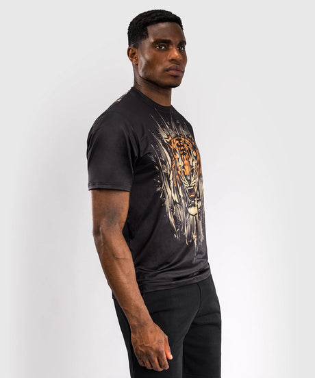 Venum Tiger Dry Tech Black/Neon Orange Majica