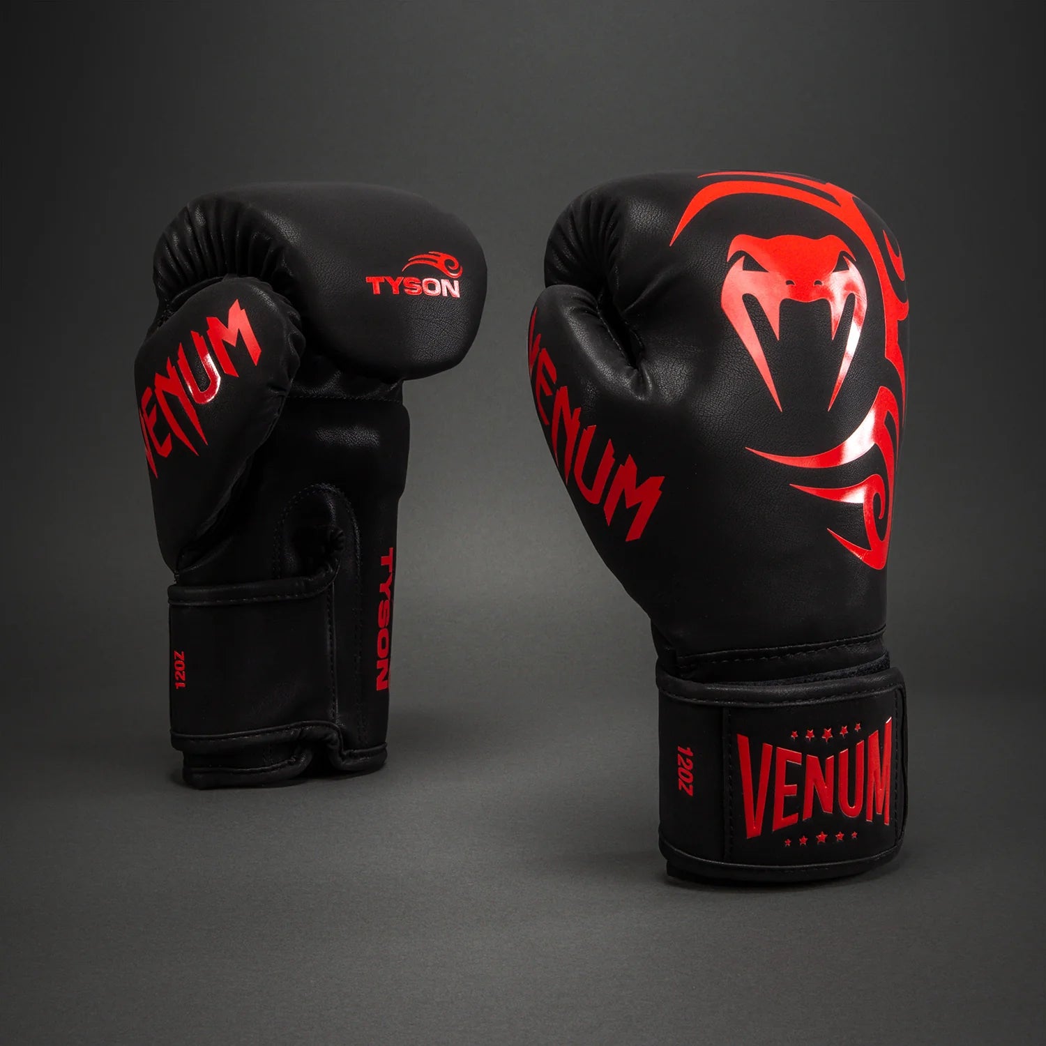 Venum x Mike Tyson Replica Black/Red Rokavice Za Boks