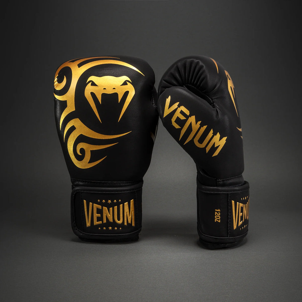 Venum Mike Tyson Replica Boxing Gloves - Black/Gold