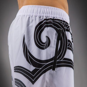 Venum x Mike Tyson Tiger Optical White/Deep Black Hlačke Za Trening