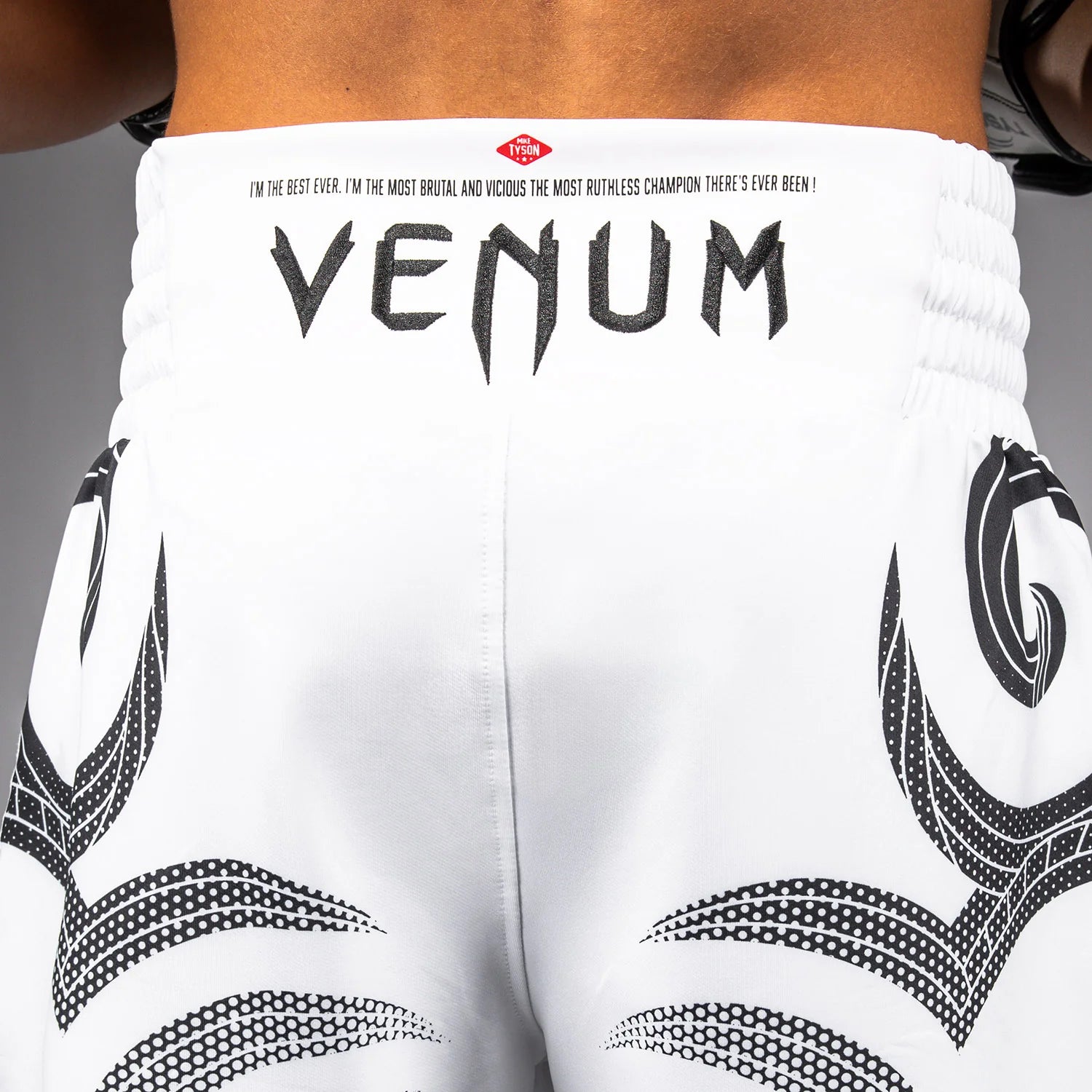 Venum x Mike Tyson Tiger Optical White/Deep Black Hlačke Za Boks