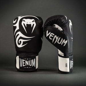 Venum x Mike Tyson Replica Deep Black/Optical White Rokavice Za Boks