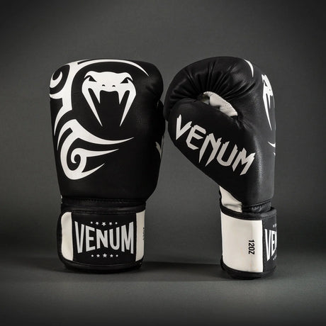 Venum x Mike Tyson Replica Deep Black/Optical White Rokavice Za Boks