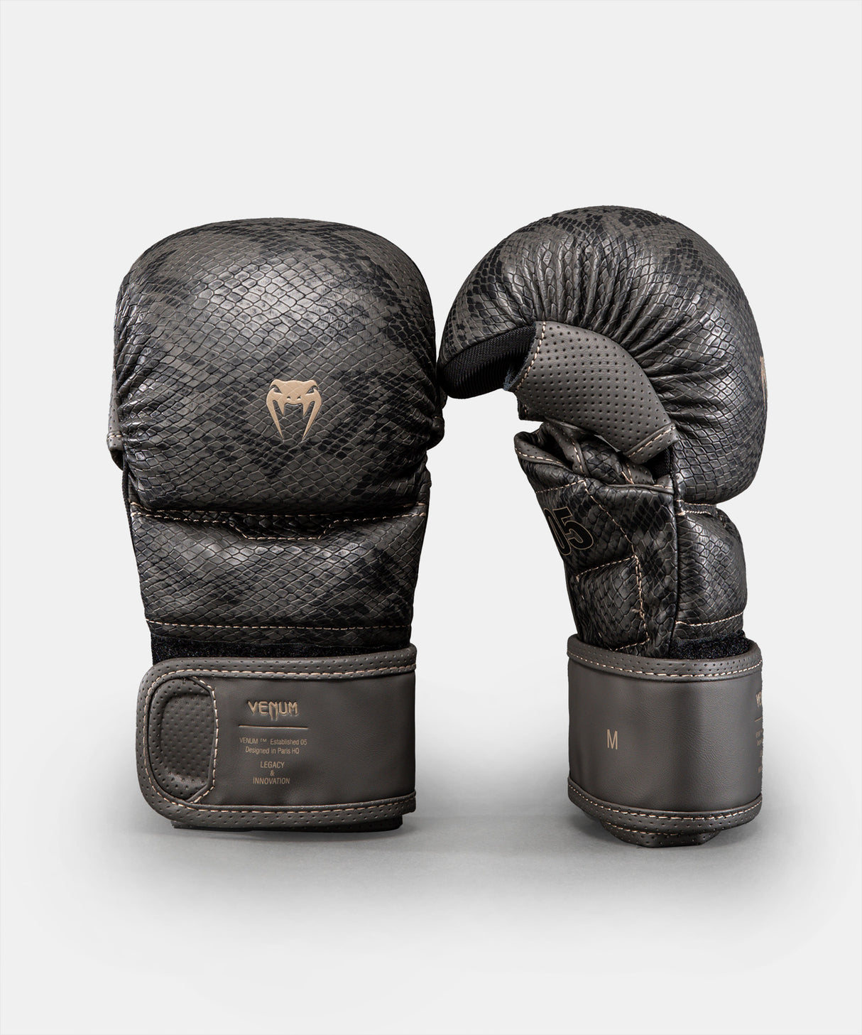 Venum Impact Evo Scales MMA Sparring Gloves - Dark Grey