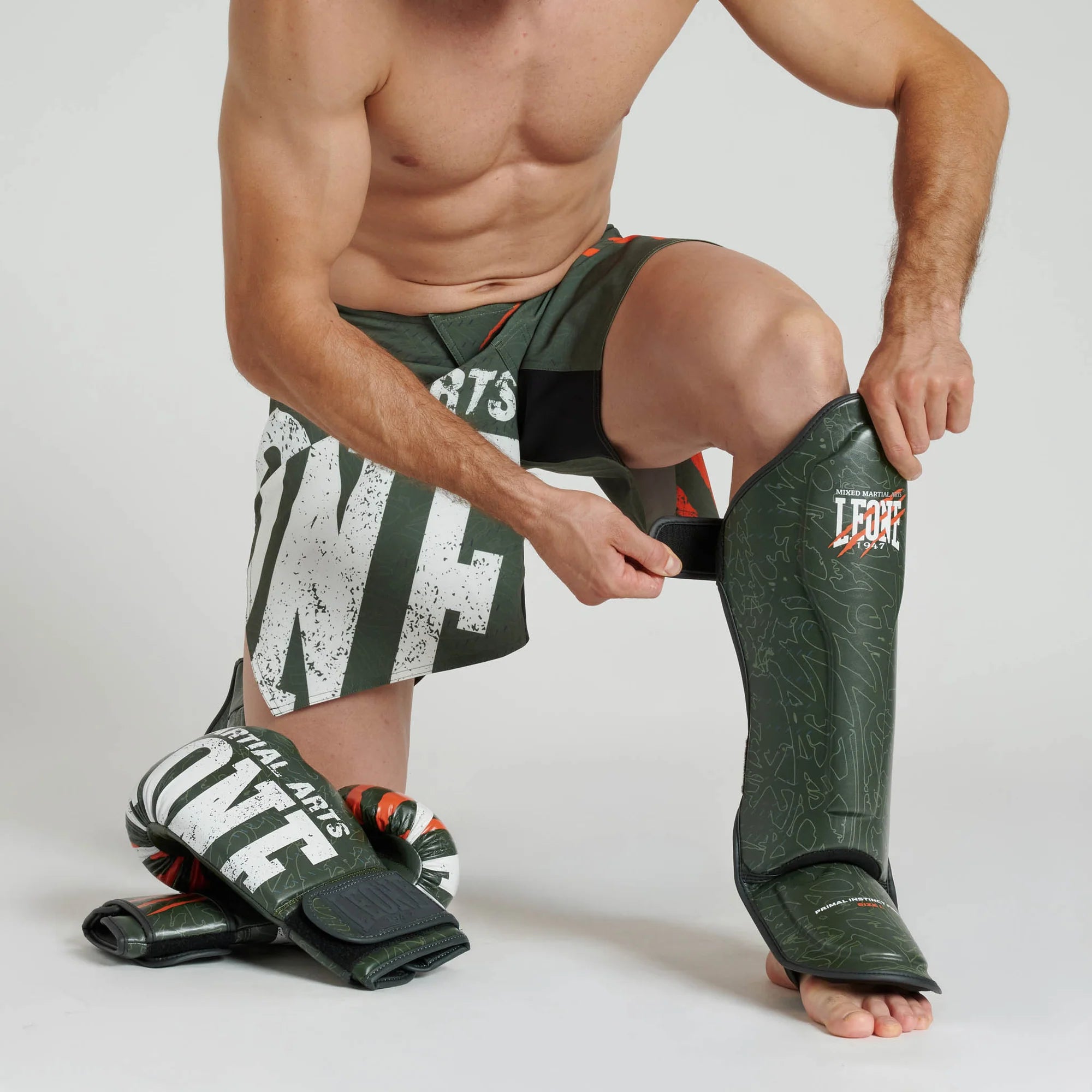 Leone 1947 AB945 Primal Instinct Green MMA hlačke