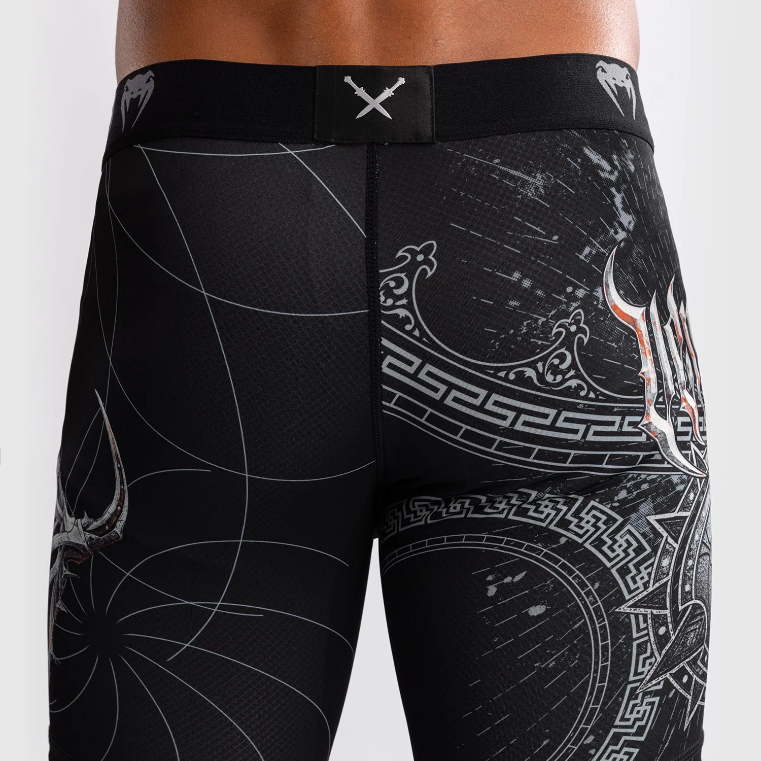 Venum Gladiator 5.0 Black/Silver Kratke Pajkice