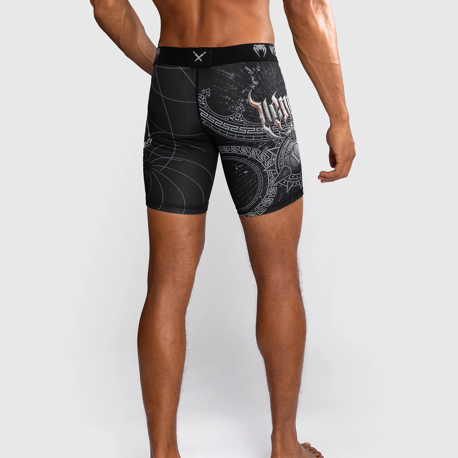 Venum Gladiator 5.0 Black/Silver Kratke Pajkice