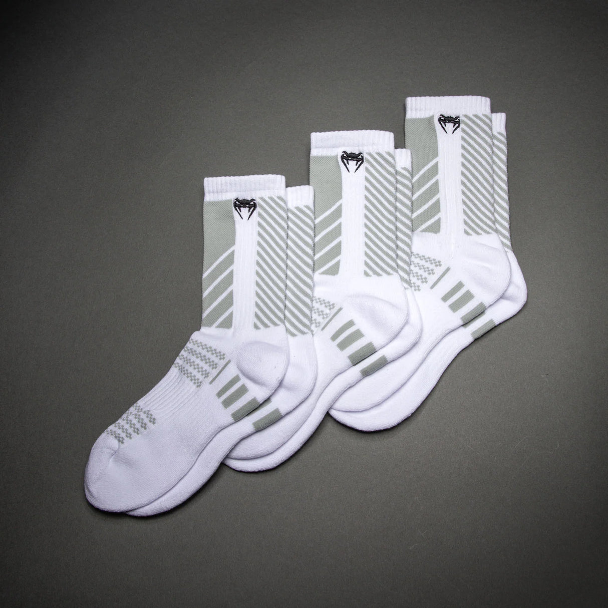 Venum Vector 3 Pack White/Grey nogavice