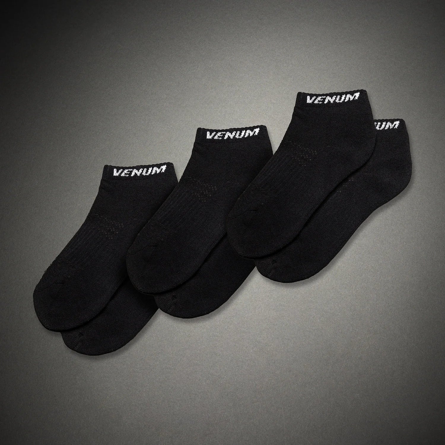 Venum Essential 3 Pack Ankle Black/White nogavice