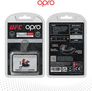 OPRO UFC Silver Level Red/black ščitnik za zobe
