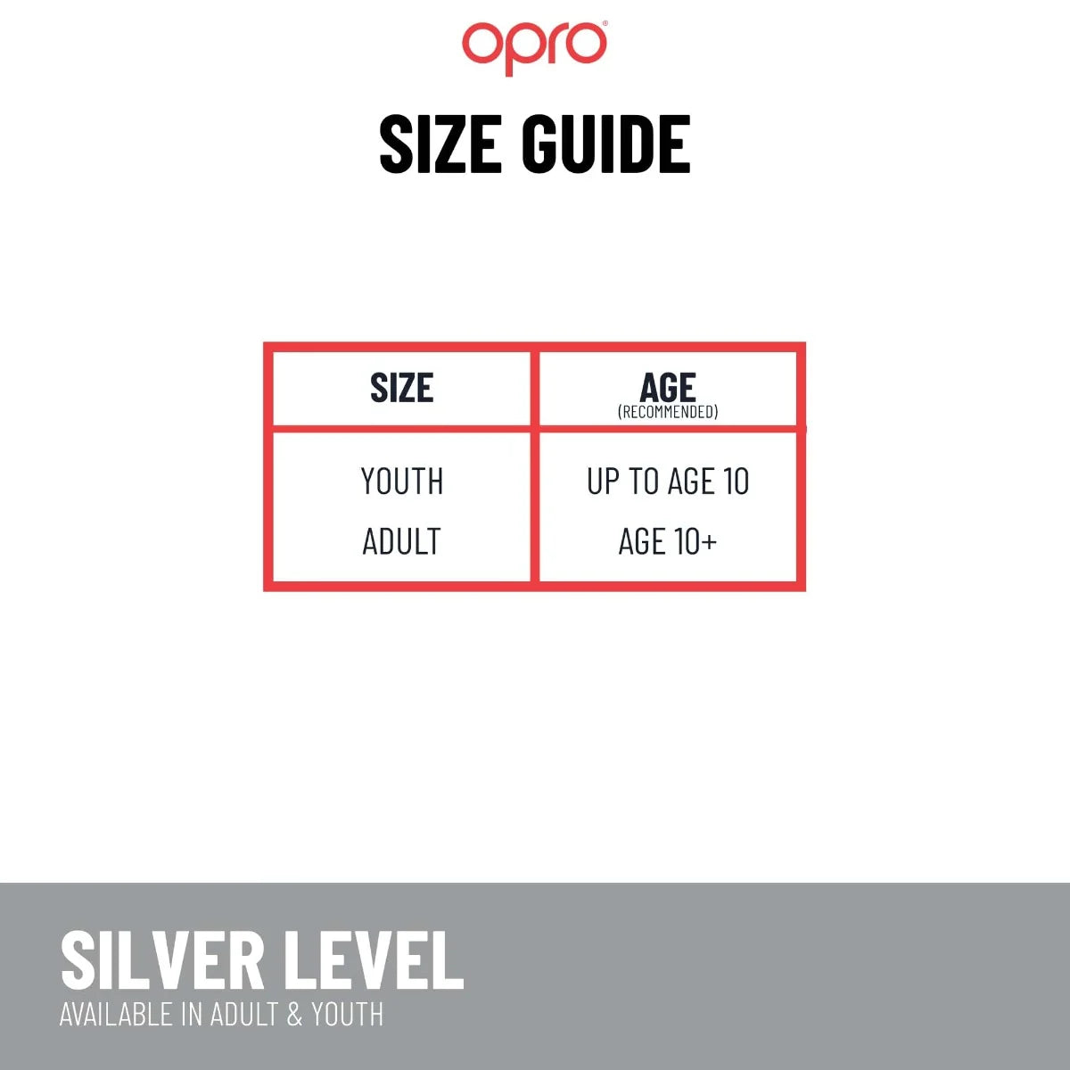 OPRO UFC Silver Level Red/black ščitnik za zobe