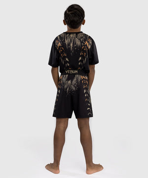 Otroške Venum Tiger Black/Neon Orange Hlačke Za MMA