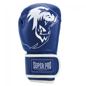 Otroške Super Pro Combat Gear Talent Blue/White rokavice