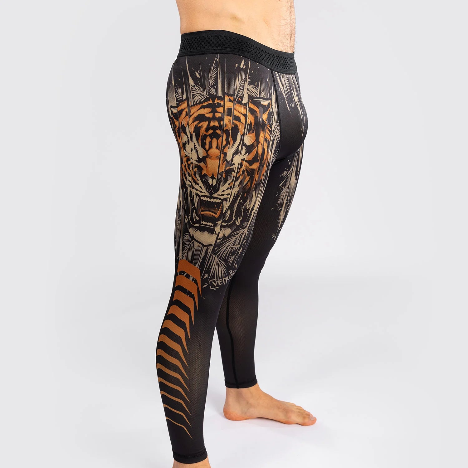 Venum Tiger Black/Neon Orange Pajkice