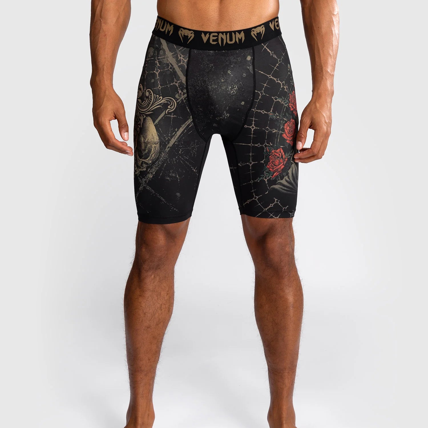 Venum Santa Muerte 5.0 Deep Black/Gold Kratke Pajkice