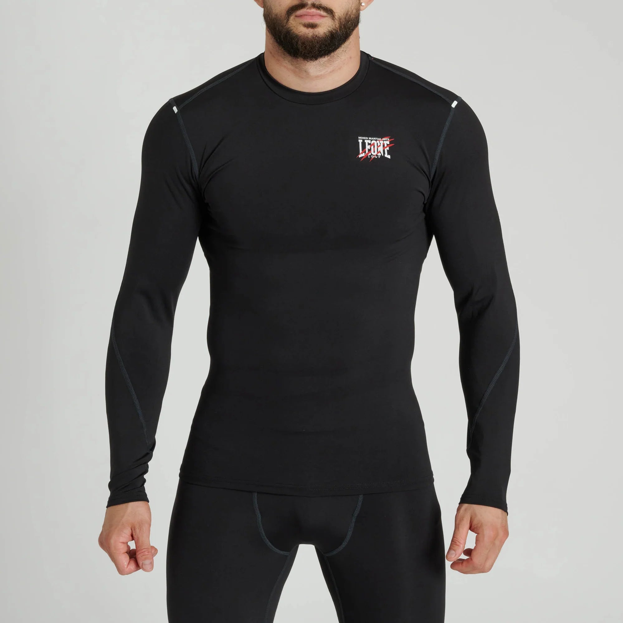 Leone 1947 AB909 Primal Instinct Black rashguard dolg rokav