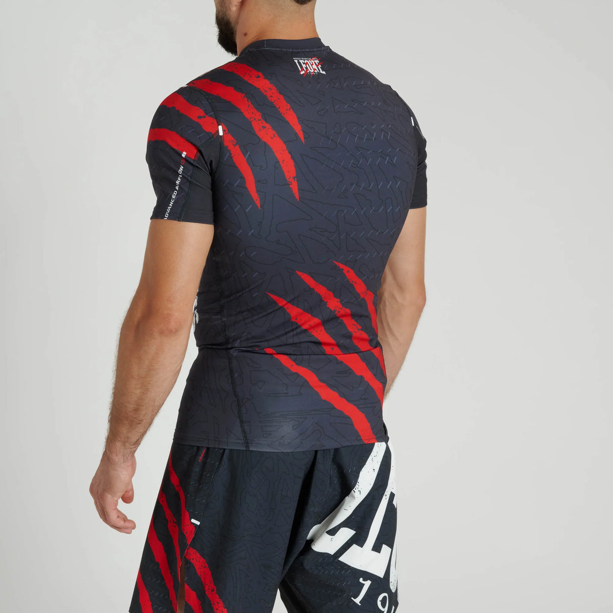 Leone 1947 AB942 Primal Instinct Black Rashguard kratek rokav