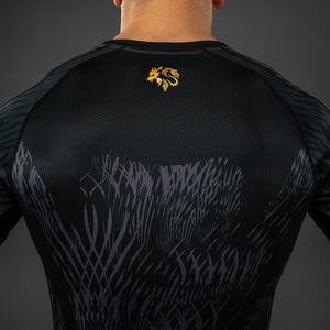 Venum x Chimaev Black/Grey Rashguard dolgi rokavi