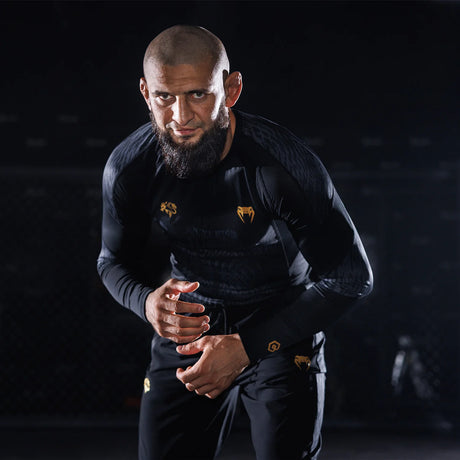 Venum x Chimaev Black/Grey Rashguard dolgi rokavi