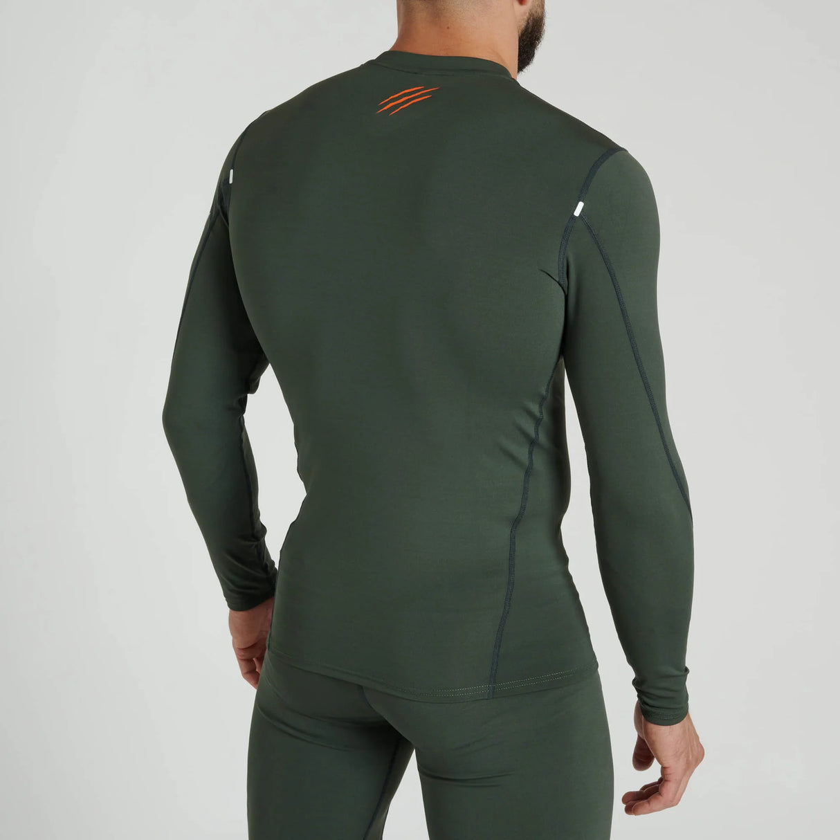 Leone 1947 AB909 Primal Instinct Green Rashguard dolg rokav