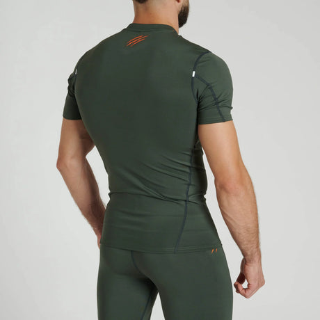 Leone 1947 AB917 Primal Instinct Green Rashguard kratki rokavi