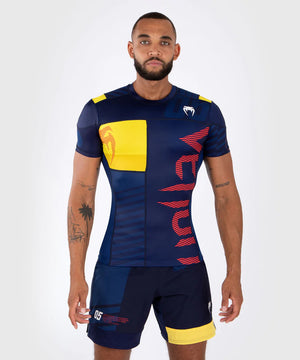 Venum Sport 05 Rashguard Blue/Yellow kratki rokavi