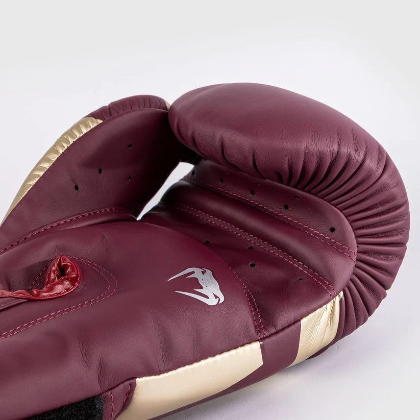 Venum Elite Evo Burgundy/Silver rokavice