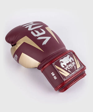 Venum Elite Evo Burgundy/Silver rokavice