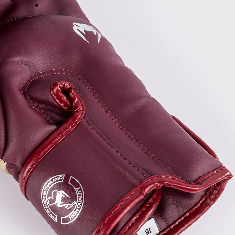 Venum Elite Evo Burgundy/Silver rokavice